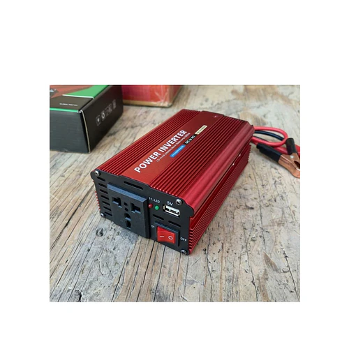 Inversor De Corriente 500w 12v A 220v | Transformador Auto Camioneta | Puerto Usb + Enchufe Universal | Onda Modificada 