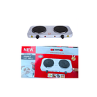 Cocinilla Eléctrica 2 Platos 2000w Doble Hot Grill Portatil 2