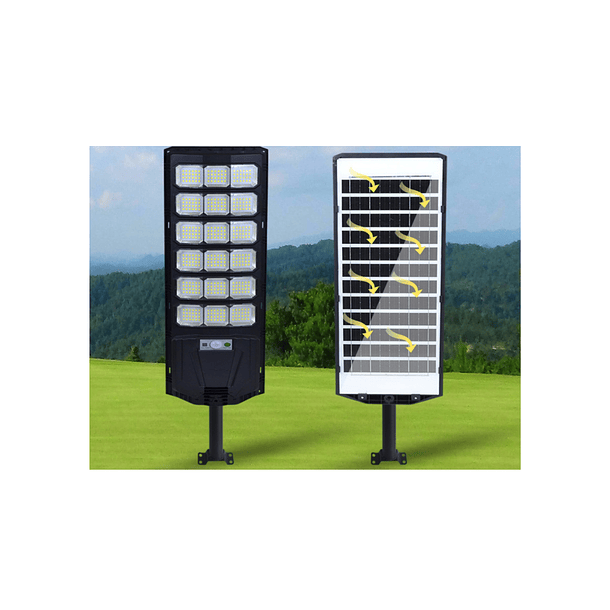 Foco Solar Led 1600w Exterior Alta Potencia + Control Remoto 4