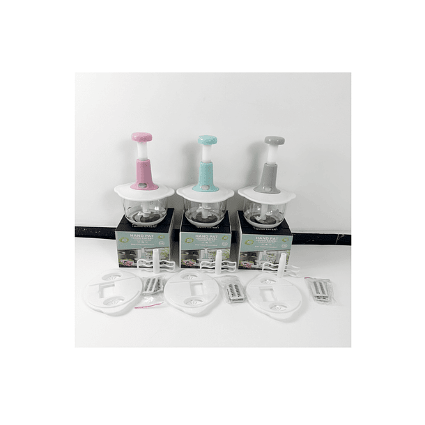 Picador De Verduras Manual Cortador Multifuncional 2 Litros 6