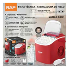 Maquina De Hielo Express 26lbs Compacta Portátil Hogar Red ML 4