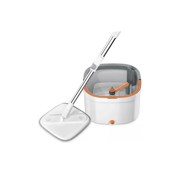 Mopa Trapeadora 360 Super Mop Lite | Sistema De Auto-Lavado Y Secado | Balde Con Centrifugado | Cabezal De Algodón Ultra Suave | Limpieza Eficiente Sin Esfuerzo 3