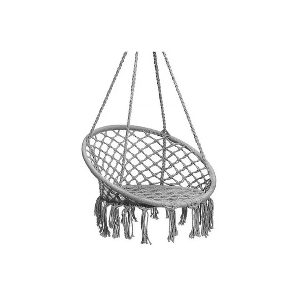 Silla Hamaca Colgante Jardín Terraza Columpio Tejido  4