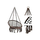 Silla Hamaca Colgante Jardín Terraza Columpio Tejido  1