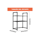 Rack Estante Organizador De Cocina Para Microondas 3 Niveles Blanco  2