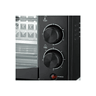 Horno Eléctrico De Mesa Negro Tostador 12l Raf 800w 5