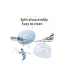 Procesador Picador Triturador Manual De Alimentos Y Verduras Color Transparente 3