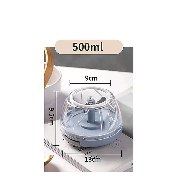 Procesador Picador Triturador Manual De Alimentos Y Verduras Color Transparente 4