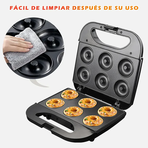 Máquina Para Hacer Mini Donas 750w Antiadherente Repostería 3