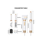 Cepillo Secador y Modelador Profesional Keratin 3D Pro | Potencia 2000W | Kit Multifuncional con Boquillas Intercambiables  3