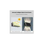 Aplique Solar de Pared Exterior LED - Foco Bidireccional Decorativo Jardín 2