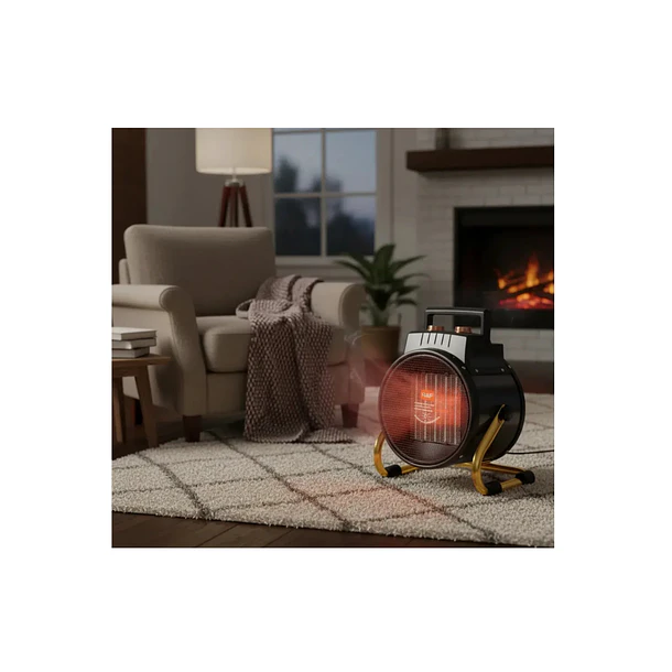 Ventilador Calefactor Eléctrico RAF R.1407 | Potencia 3000W | Control de Temperatura Ajustable 6