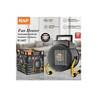 Ventilador Calefactor Eléctrico RAF R.1407 | Potencia 3000W | Control de Temperatura Ajustable 8