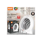 Ventilador Calefactor Eléctrico RAF R.1180 | Potencia 2000W | Termostato Ajustable | Cobertura hasta 15 m² | Protección contra Sobrecalentamiento PTC | Diseño Compacto y Silencioso 6