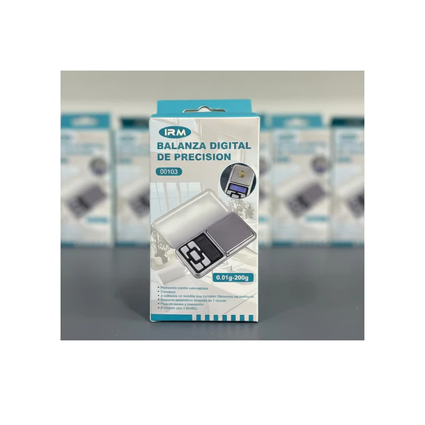 Mini Balanza Digital de Precisión | Pesaje de 0.01g a 200g | Pantalla LCD Retroiluminada 4