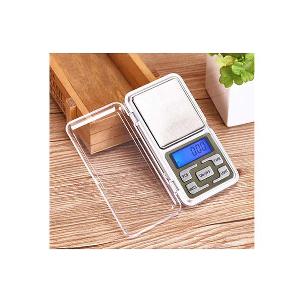 Mini Balanza Digital de Precisión | Pesaje de 0.01g a 200g | Pantalla LCD Retroiluminada 6