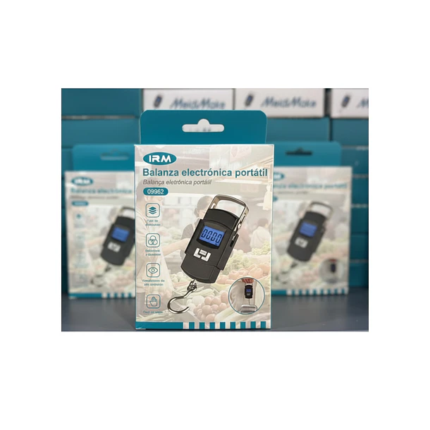 Mini Balanza Portatil Pantalla Lcd Con Gancho De Acero 6