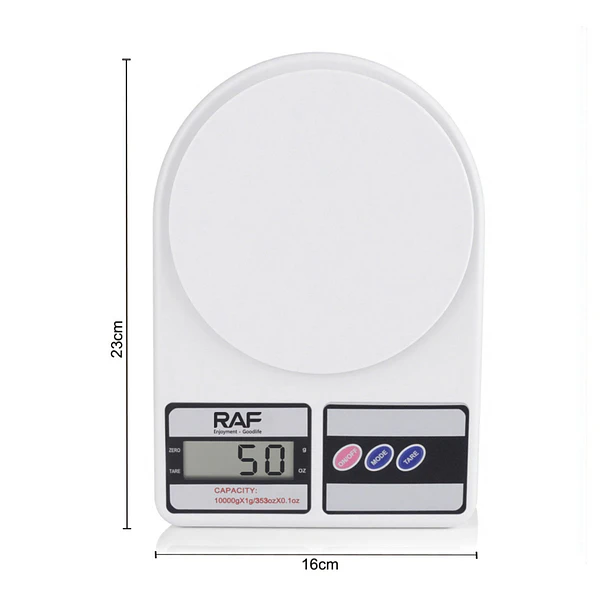 Balanza De Cocina Digital Raf R.10015 | Capacidad Máxima 10k 2