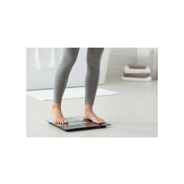 Báscula De Baño Digital Efecto Mármol Capacidad 180k 2