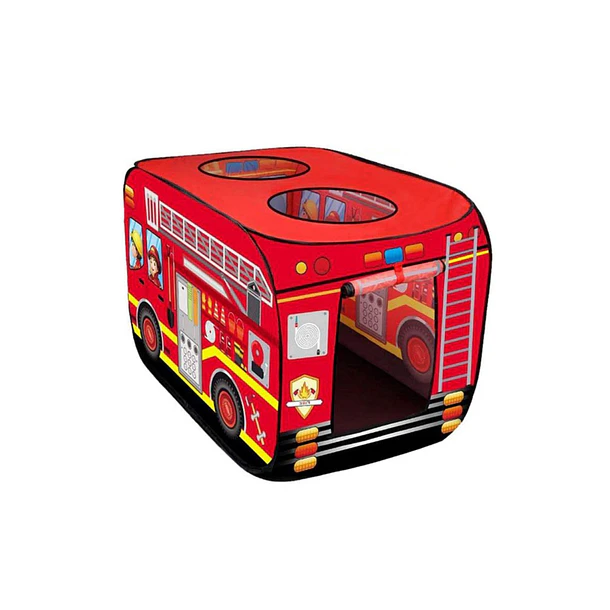 Carpa Infantil De Juego Camión De Bomberos Pop-up  1