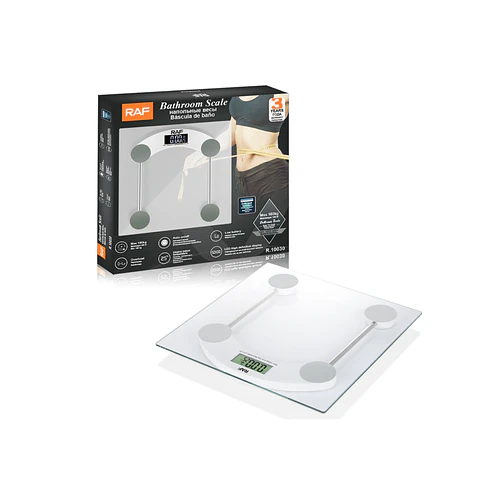 Báscula De Baño Digital Raf R.10030 | Cristal Templado 180k