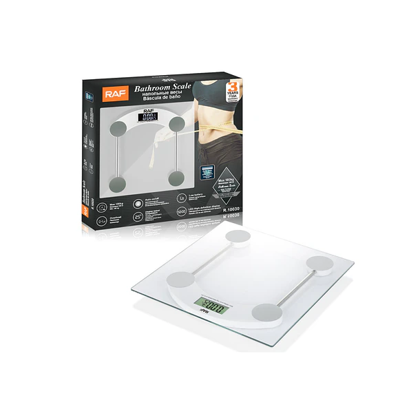 Báscula De Baño Digital Raf R.10030 | Cristal Templado 180k 1
