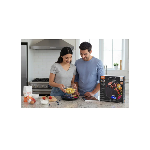 Balanza De Cocina Digital Raf R.10025 Alta Precisión 5kg 3