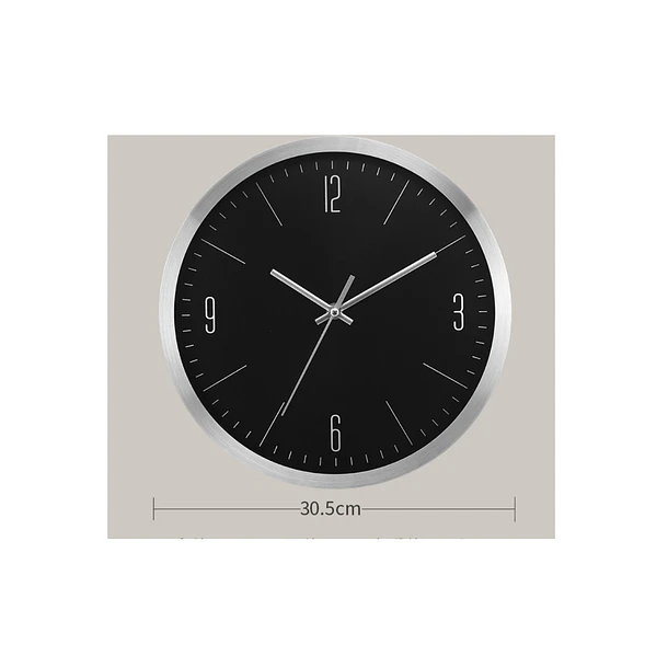 Reloj De Pared Moderno Minimalista 30.5cm De Diámetro 2