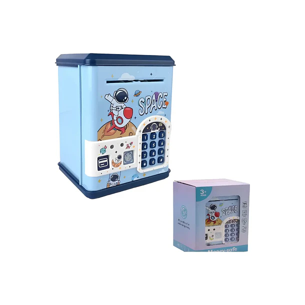 Alcancía Electrónica Infantil Con Clave Digital Y Huellas 2