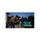 Telescopio Astronómico Azm70300 Trípode Aluminio Ajustable 4