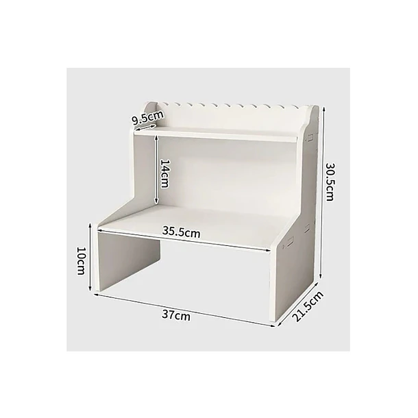 Estante Organizador De Escritorio Multifuncional Mdf 2