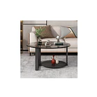 Mesa De Centro Moderna De Vidrio Templado 70x70x46 Cm 2