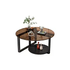 Mesa De Centro Moderna De Vidrio Templado 70x70x46 Cm 1