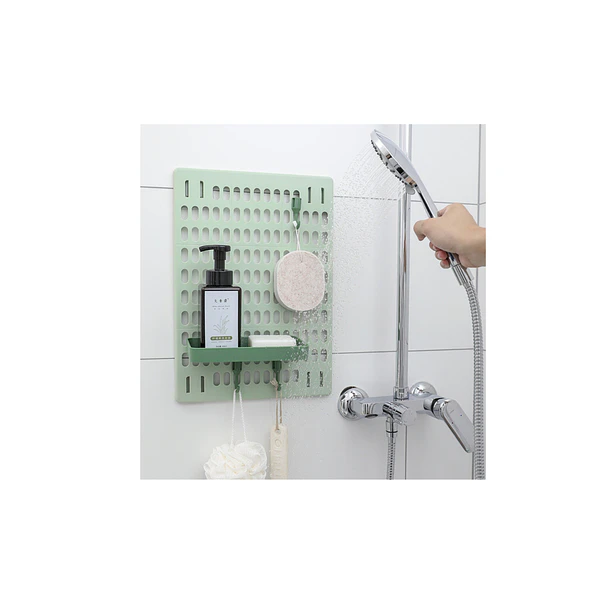 Organizador De Pared Multiusos Instalación Sin Taladro 1