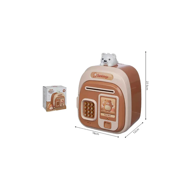 Alcancía Electrónica Para Niños Huella+sonido+teclado 3