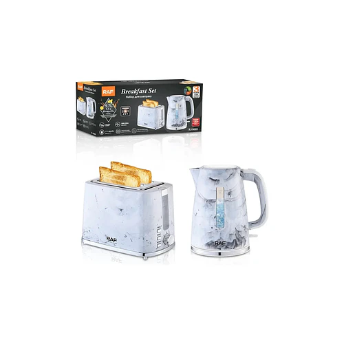 Hervidor Mas Tostador Set Desayuno 1.7lt Raf R19001