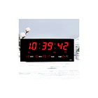 Reloj Digital Pared Cuadrado Vida Buenas LED Fecha Temperatura Negro 1