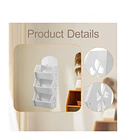 Estantería De Pared Para Baño, Organizador De Montaje  3