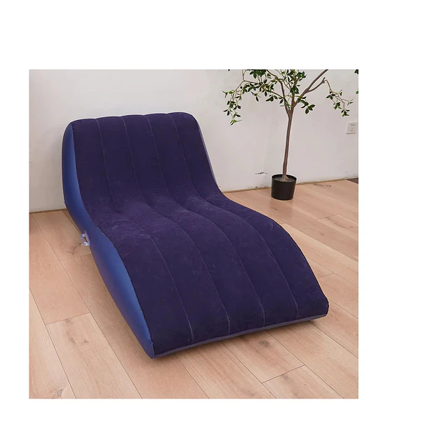 Sillón Inflable, Sofá De Ocio, Engrosado, Flocado, Para Adul 4
