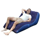 Sillón Inflable, Sofá De Ocio, Engrosado, Flocado, Para Adul 1