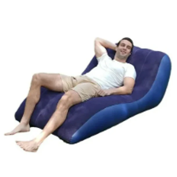 Sillón Inflable, Sofá De Ocio, Engrosado, Flocado, Para Adul 1