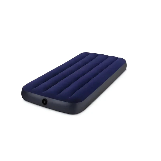 Colchon Inflable 1 Plaza 76x191x25cm Intex 64756 Color Azul 3