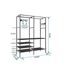 Perchero De Piso Para Organizador Ropa Rack Colgador Closet 2