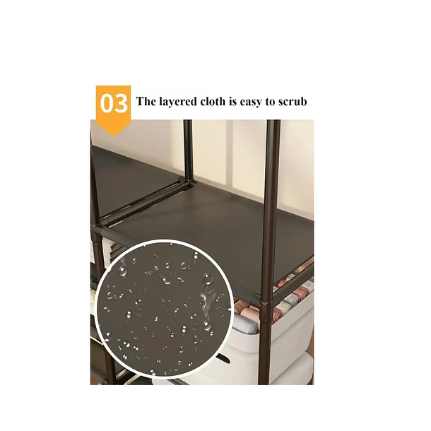 Perchero De Piso Para Organizador Ropa Rack Colgador Closet 4