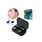 Auriculares M10 Bluetooth 5.3 de alta potencia y calidad de sonido, color negro 1