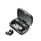 Auriculares M10 Bluetooth 5.3 de alta potencia y calidad de sonido, color negro 4