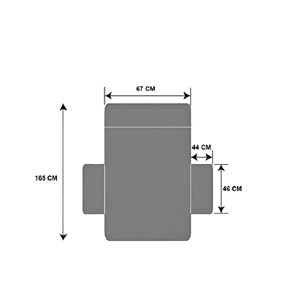 Funda Cobertor ,cubre Sofa Protector Reversible 1 Cuerpo Color Marrón 2