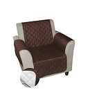Funda Cobertor ,cubre Sofa Protector Reversible 1 Cuerpo Color Marrón 4