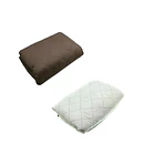 Protector Sofá 2 Cuerpos Marrón Lavable Poliéster Cotton Flor 3