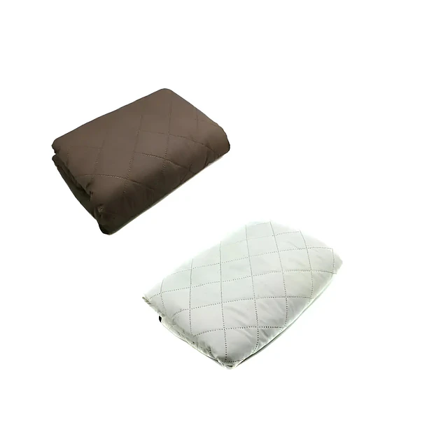 Protector Sofá 2 Cuerpos Marrón Lavable Poliéster Cotton Flor 3